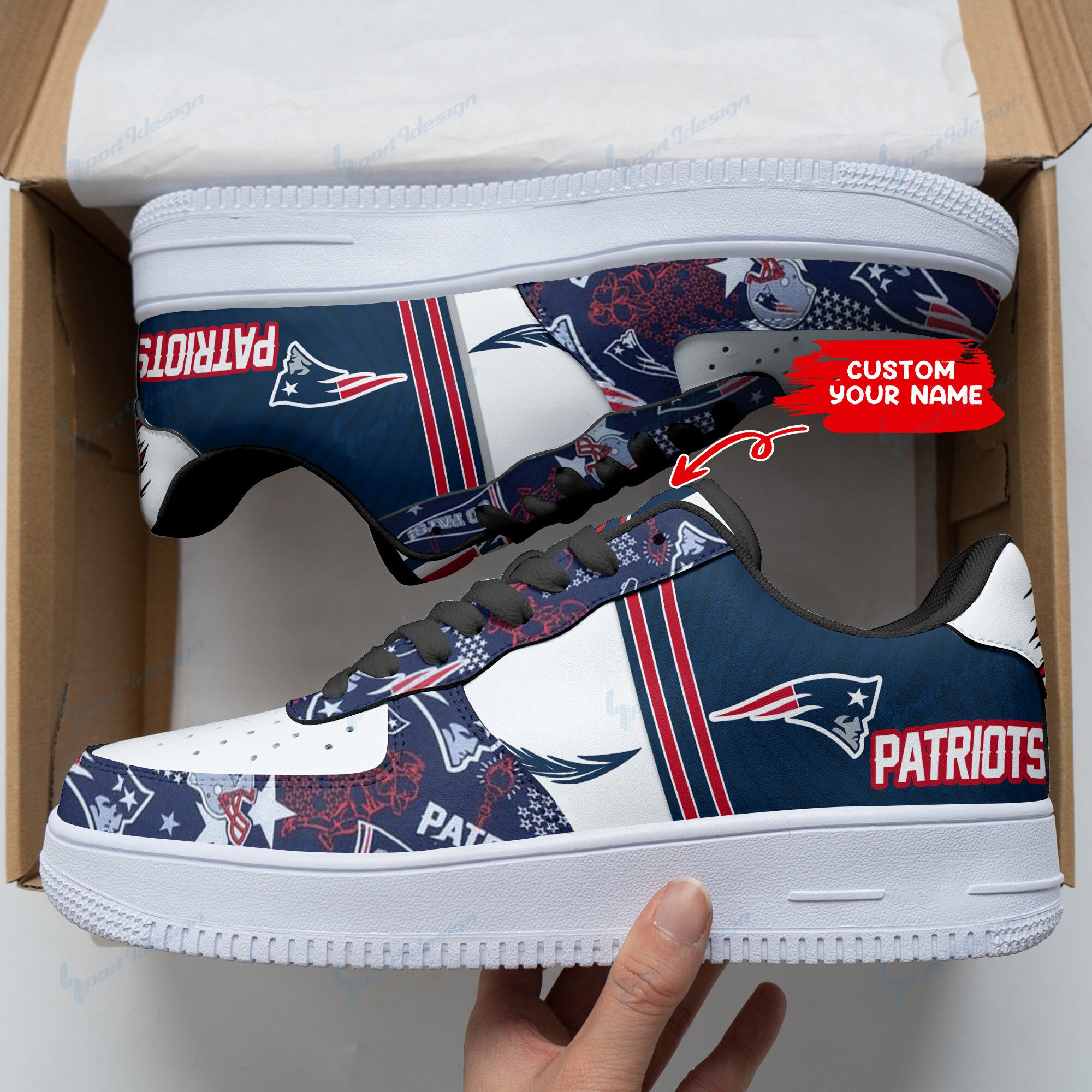 ideafootwear new england patriots nfl air low top sneakers shoes for men and women 2136 jnsfe