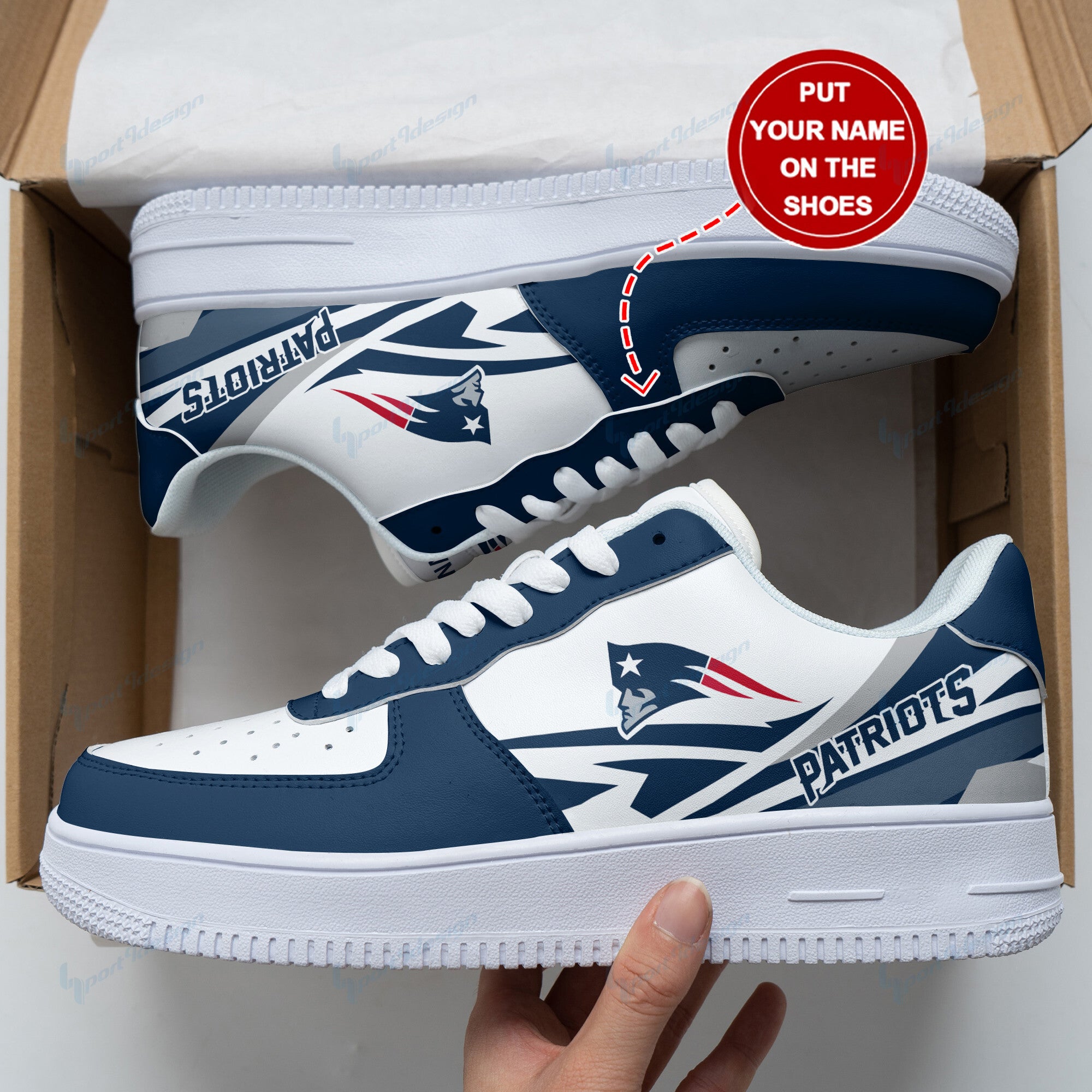 ideafootwear new england patriots nfl air low top sneakers shoes for men and women 2351 n6uck