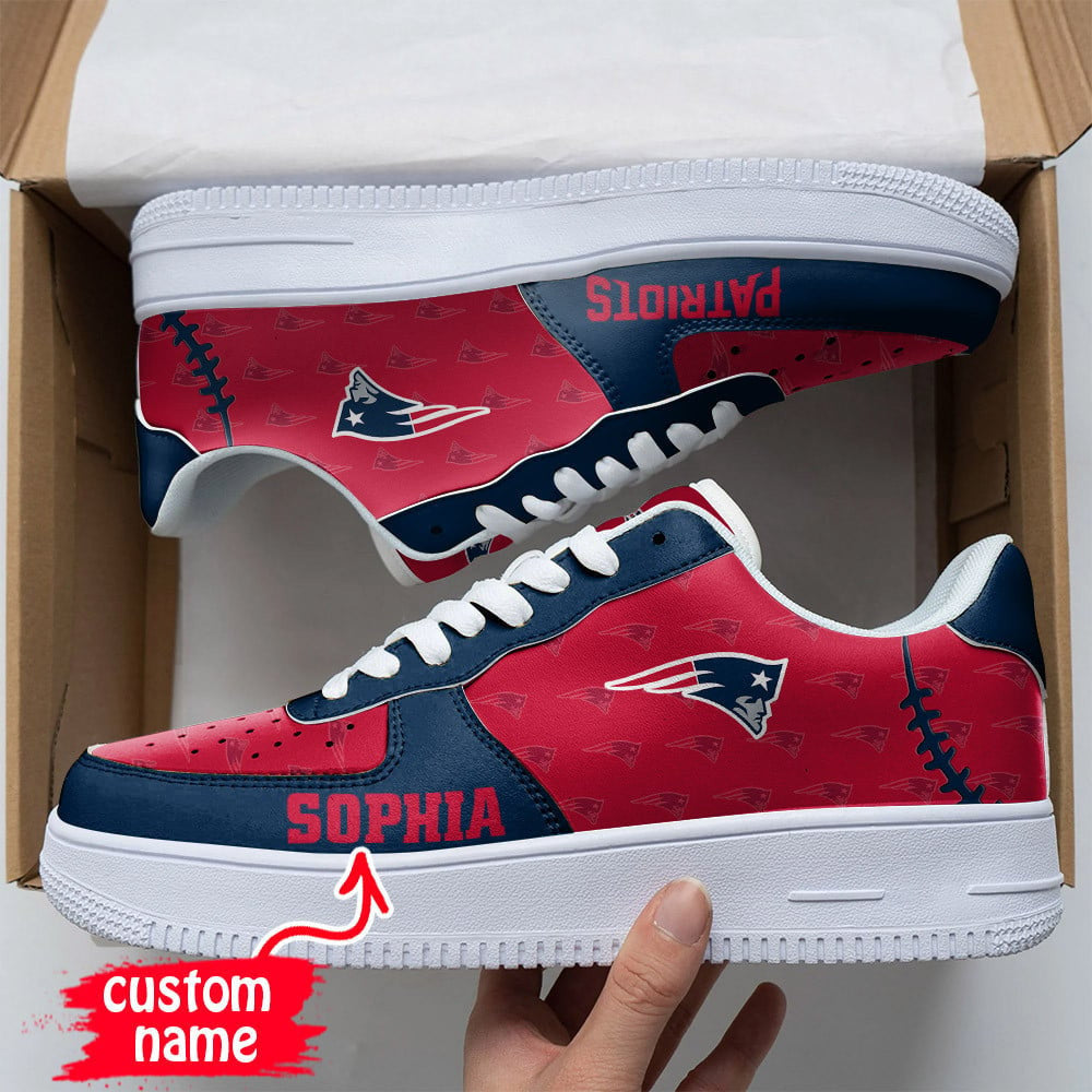 ideafootwear new england patriots nfl air low top sneakers shoes for men and women 9466 5uyol