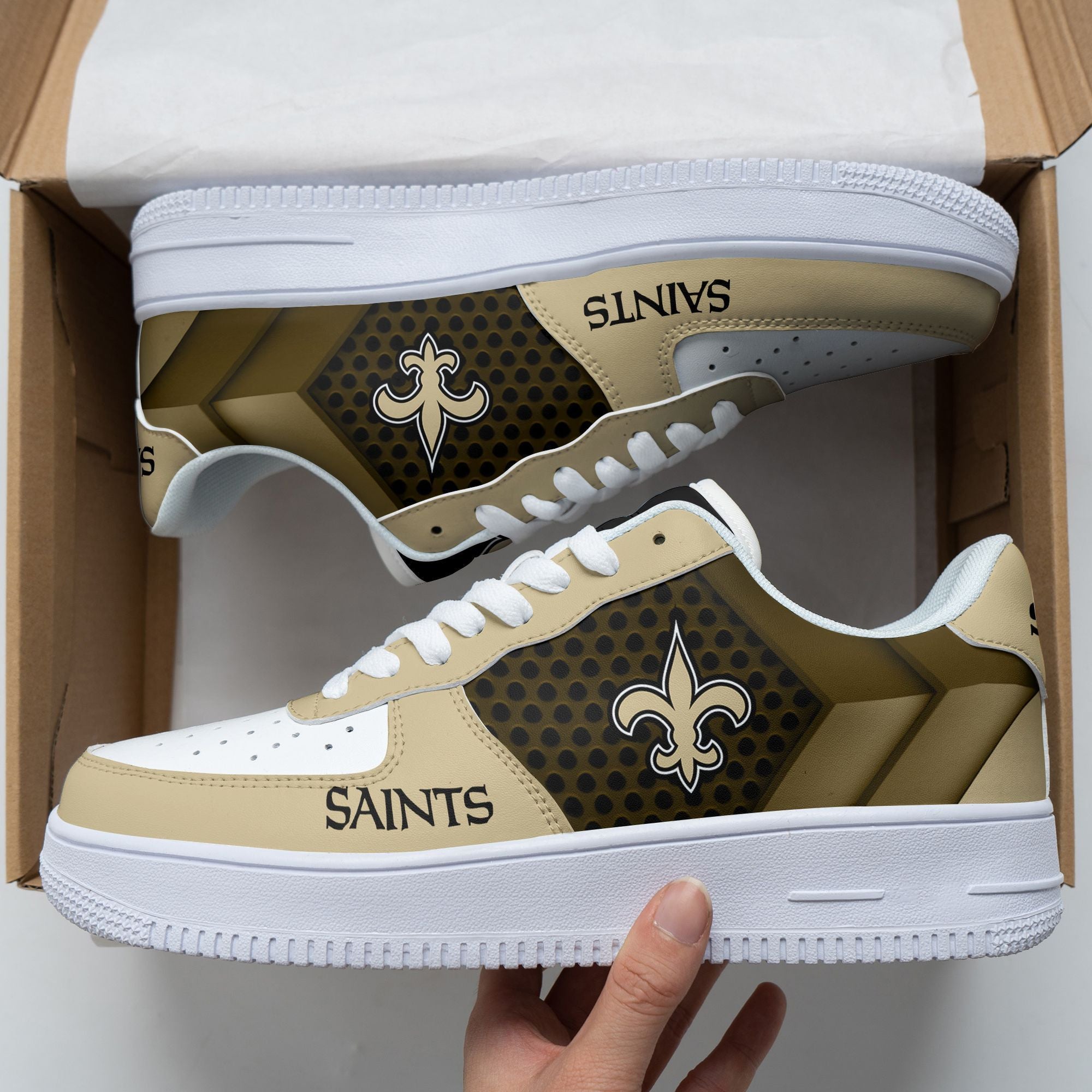 ideafootwear new orleans saints nfl air low top sneakers shoes for men and women 2731 nz0oa