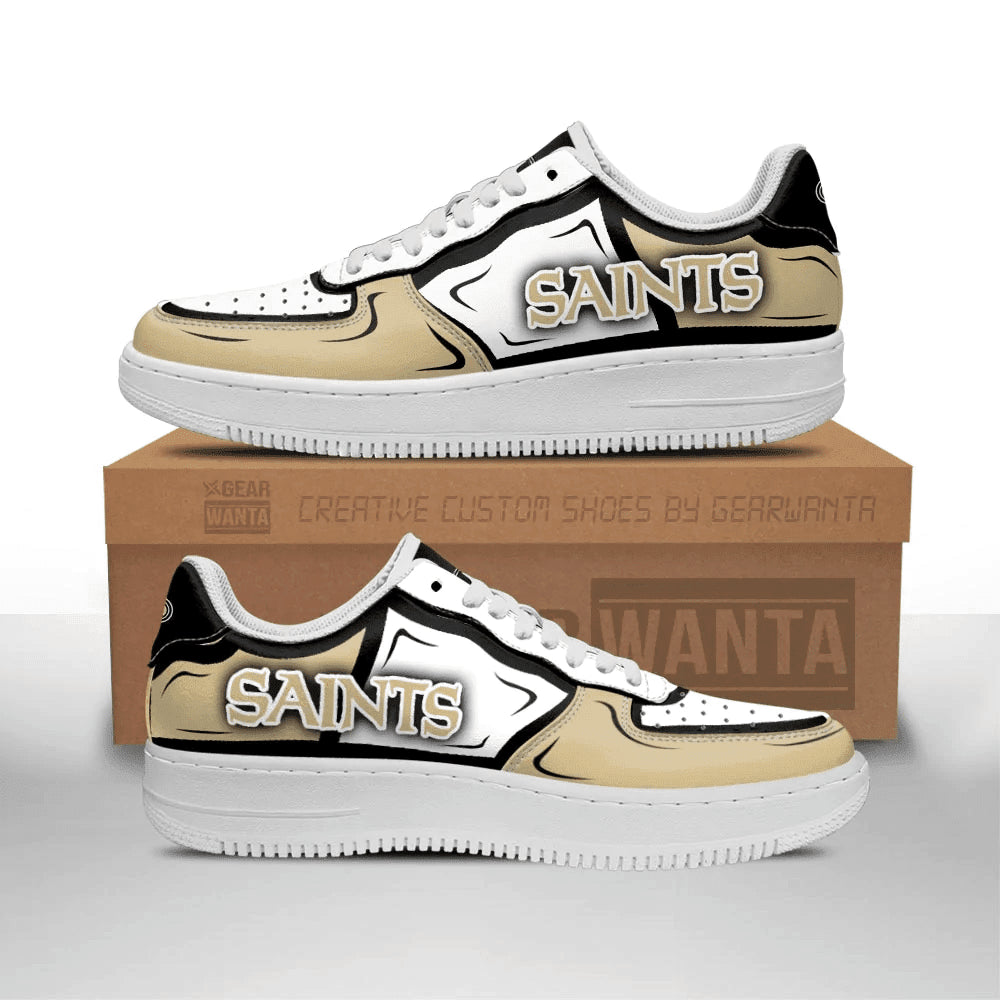 ideafootwear new orleans saints nfl air low top sneakers shoes for men and women 4014 ylgt5