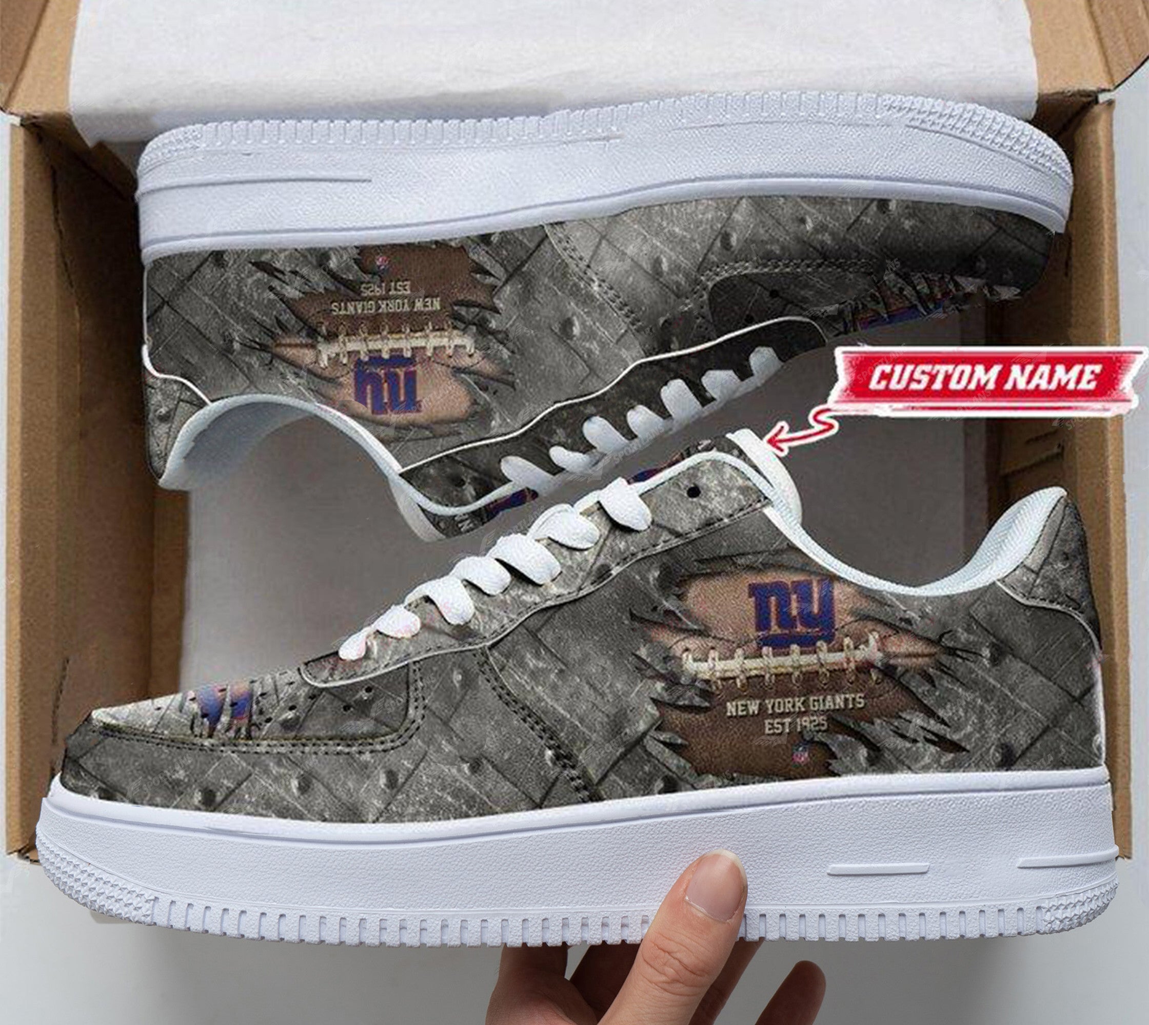 ideafootwear new york giants nfl air low top sneakers shoes for men and women 1019 jc3gc