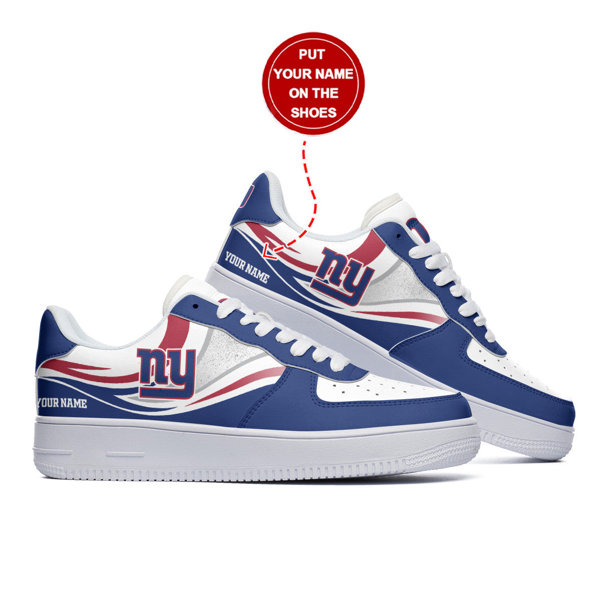 ideafootwear new york giants nfl air low top sneakers shoes for men and women 7364 gkwff