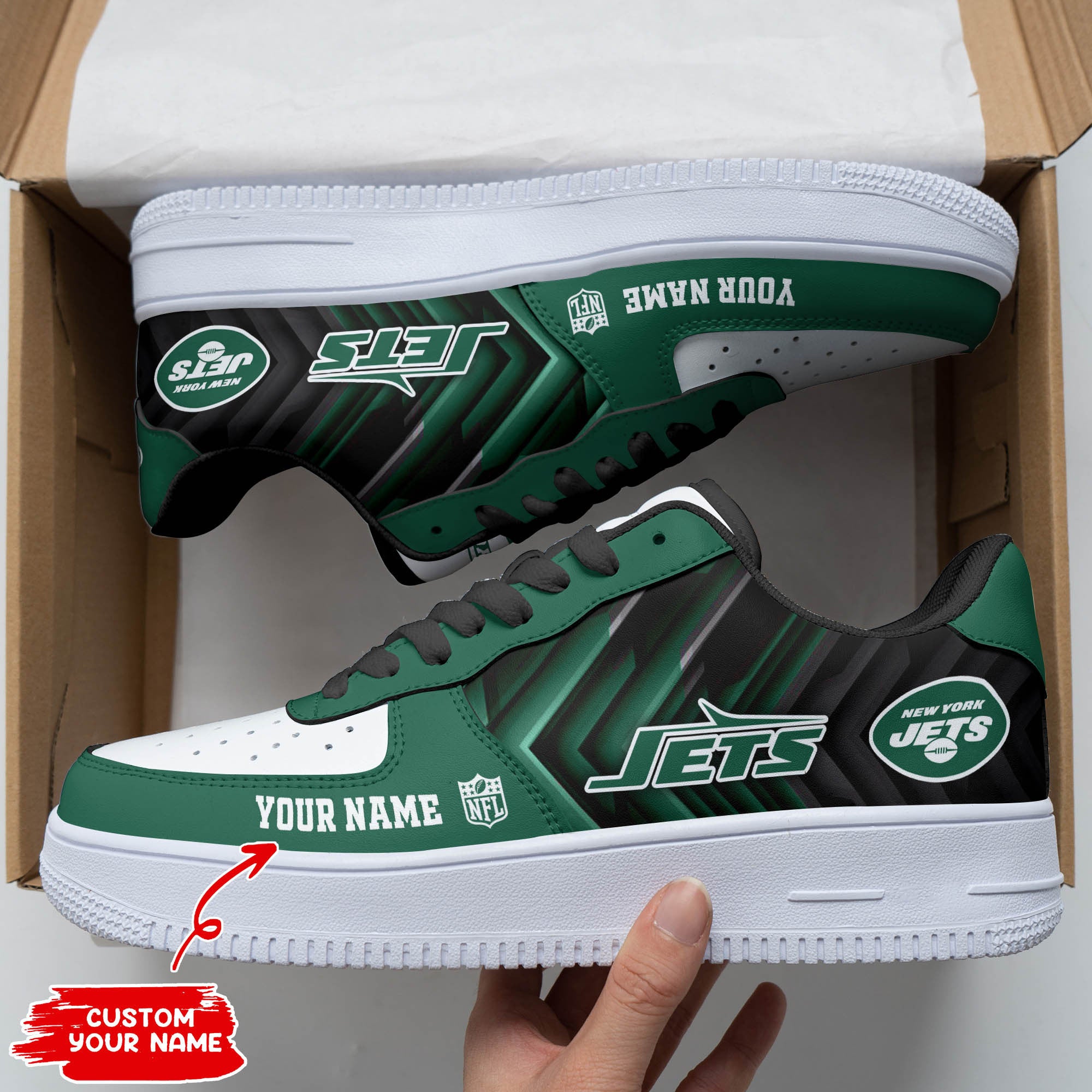 ideafootwear new york jets nfl air low top sneakers shoes for men and women 5662 pugze