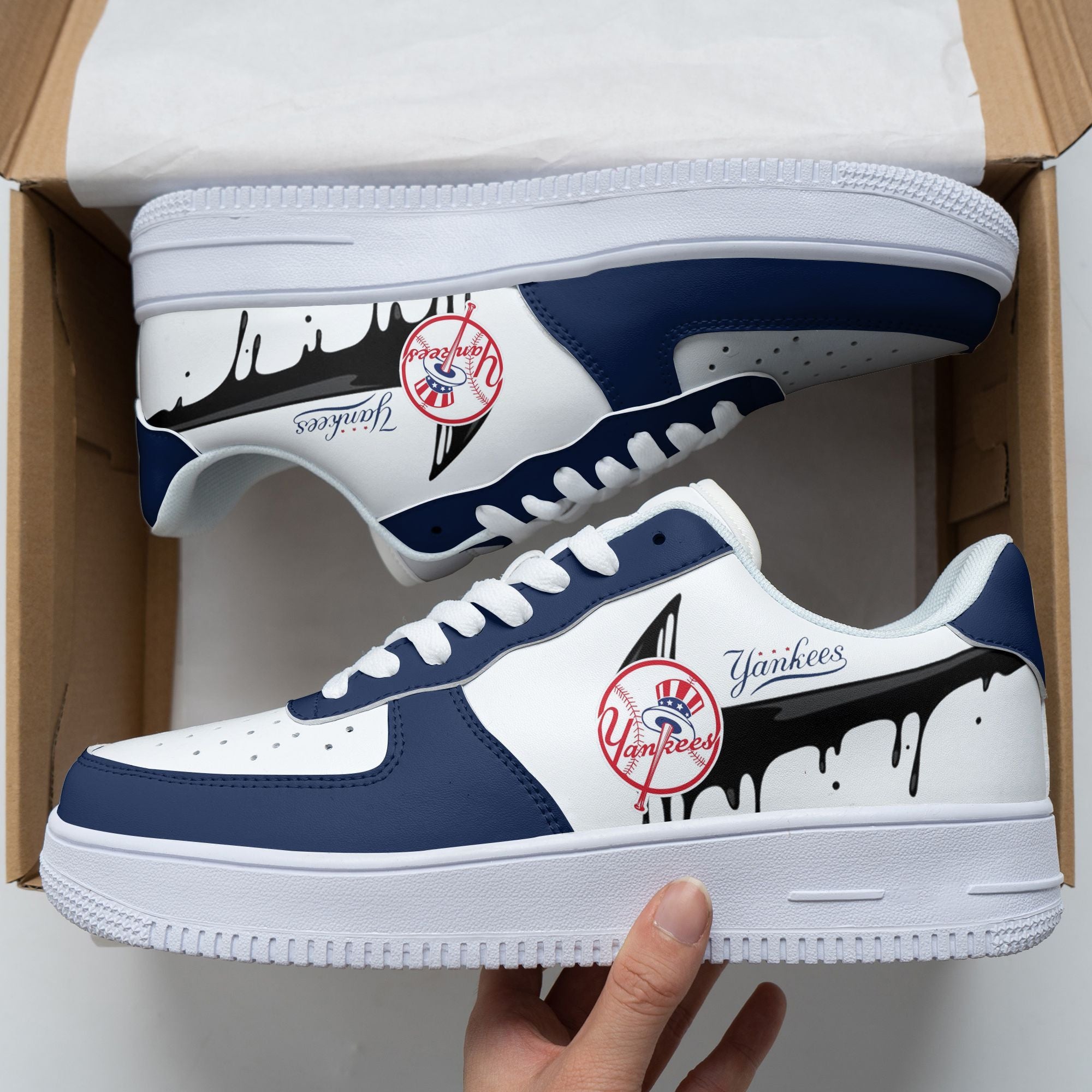 ideafootwear new york yankees nfl air low top sneakers shoes for men and women 1891 l19jh