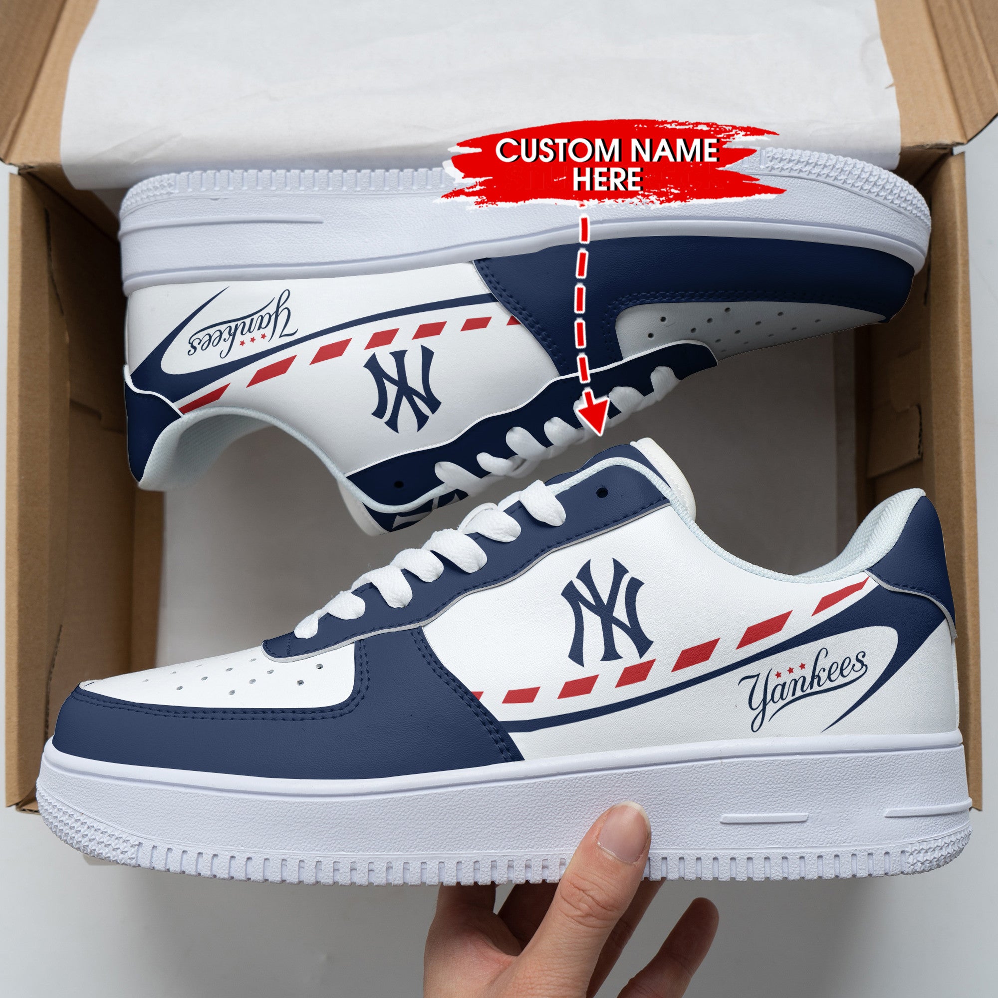 ideafootwear new york yankees nfl air low top sneakers shoes for men and women 6930 odght