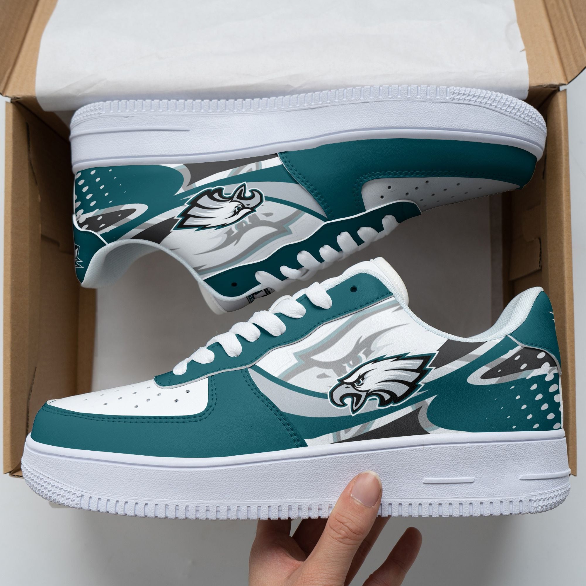 ideafootwear philadelphia eagles nfl air low top sneakers shoes for men and women 2777 dcavx