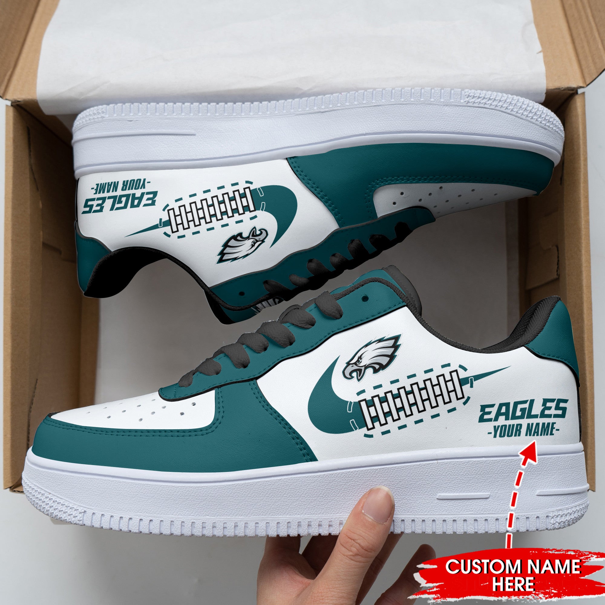 ideafootwear philadelphia eagles nfl air low top sneakers shoes for men and women 5235 xbiva