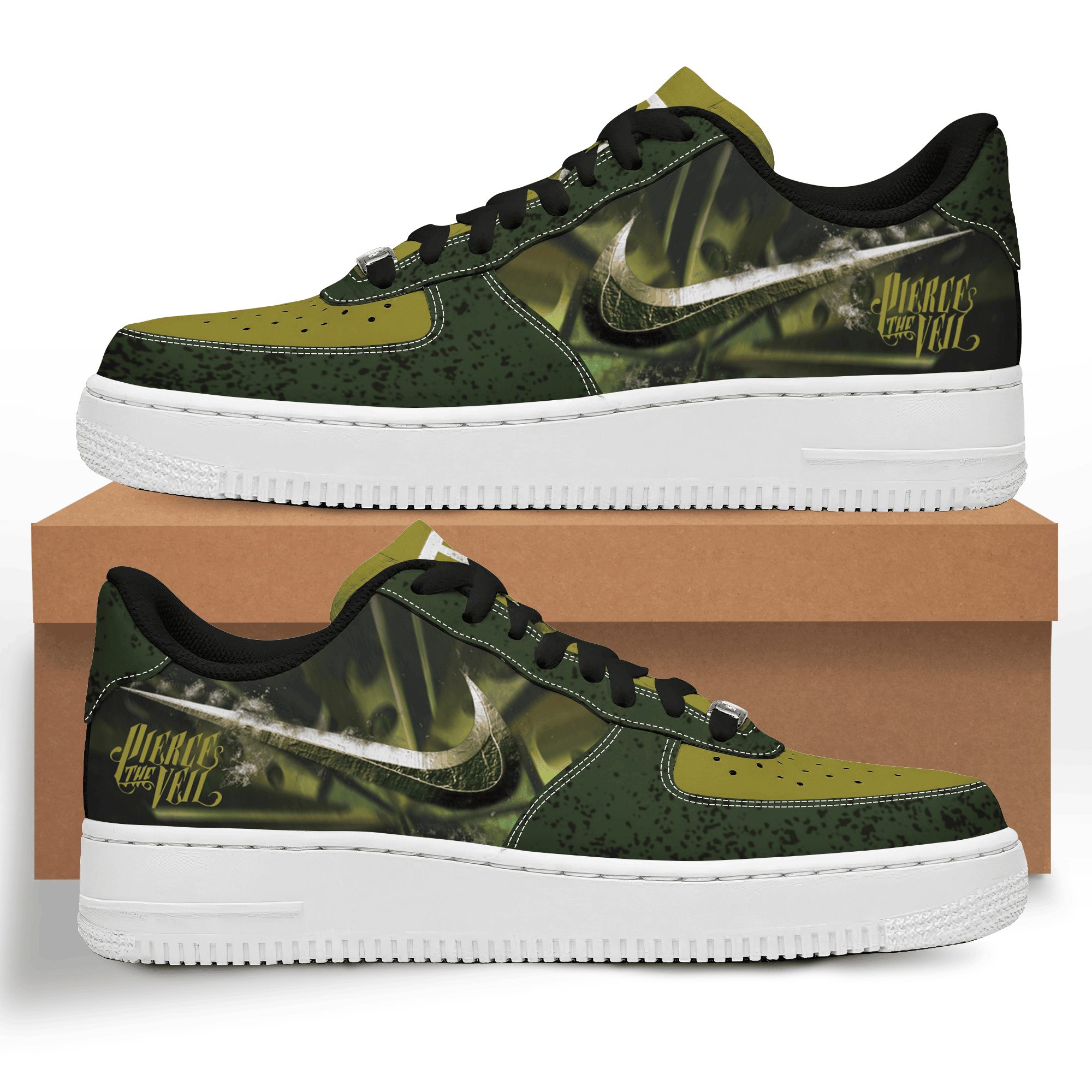 ideafootwear pierce the veil air low top sneakers shoes for men and women 1220 3jt02