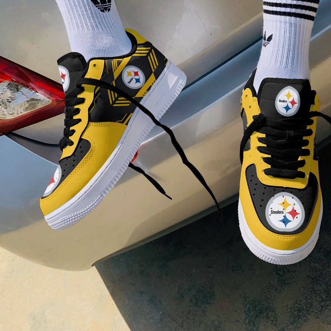 ideafootwear pittsburgh steelers nfl air low top sneakers shoes for men and women 2682 vhpox