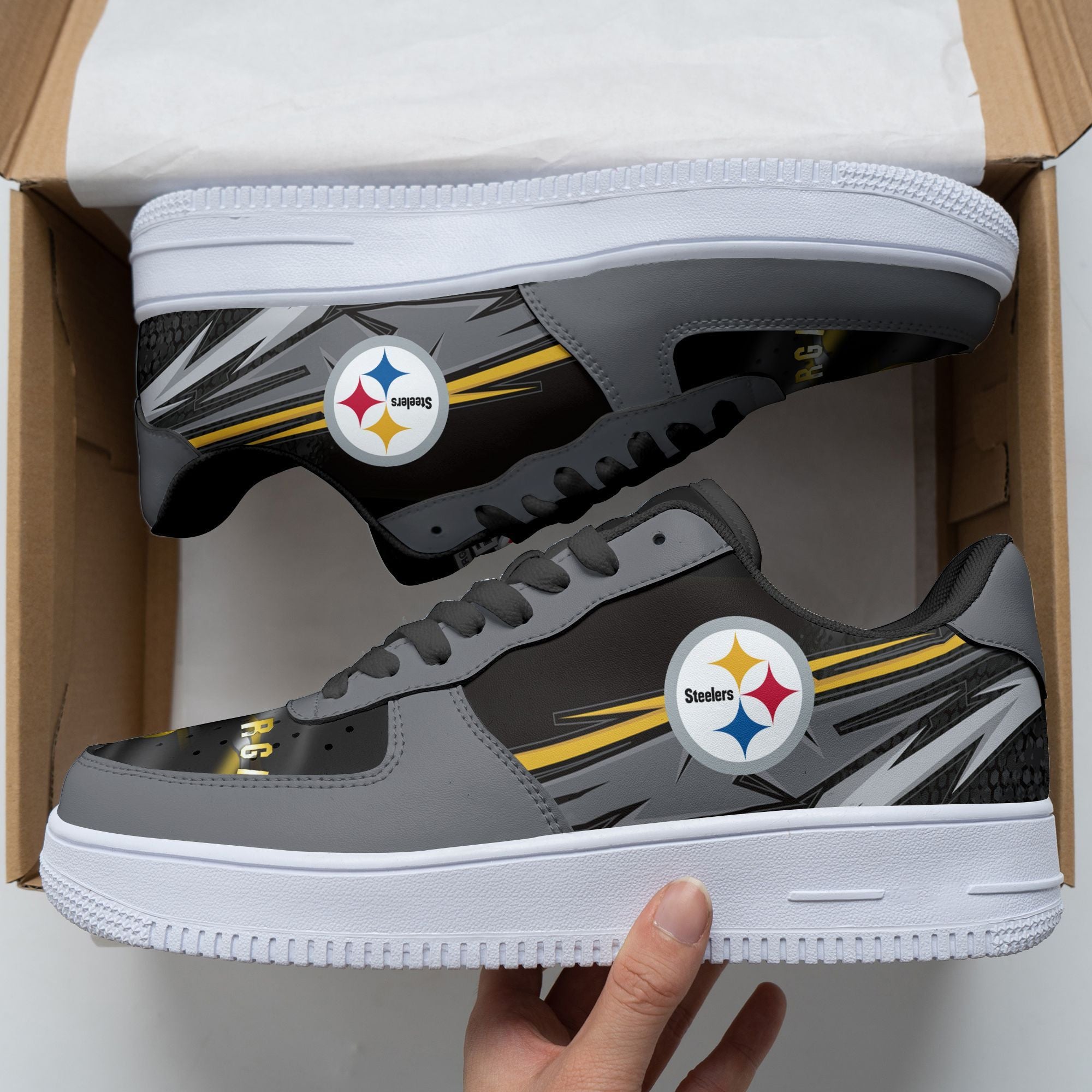 ideafootwear pittsburgh steelers nfl air low top sneakers shoes for men and women 4909 jrsa7