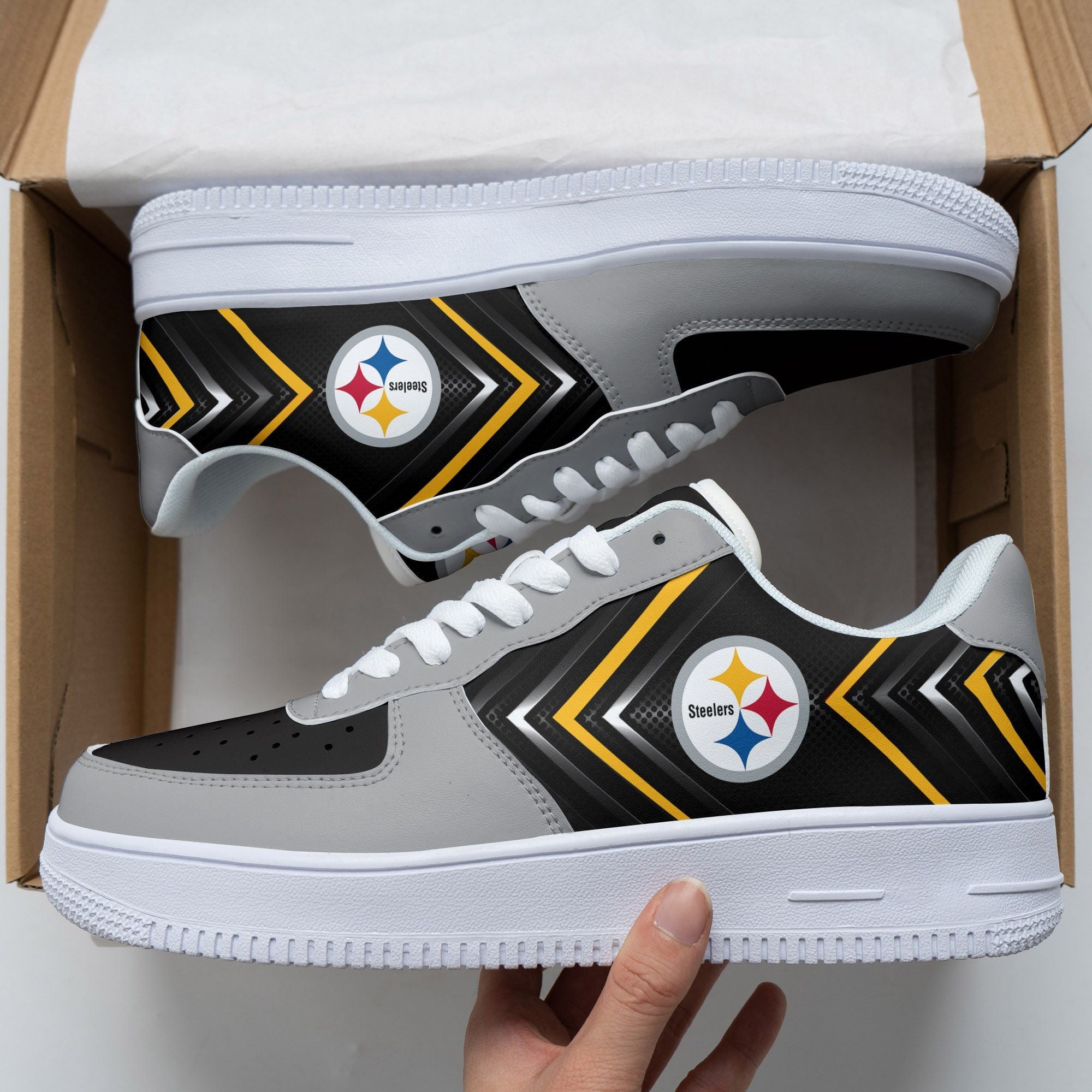 ideafootwear pittsburgh steelers nfl air low top sneakers shoes for men and women 5473 ee1ud