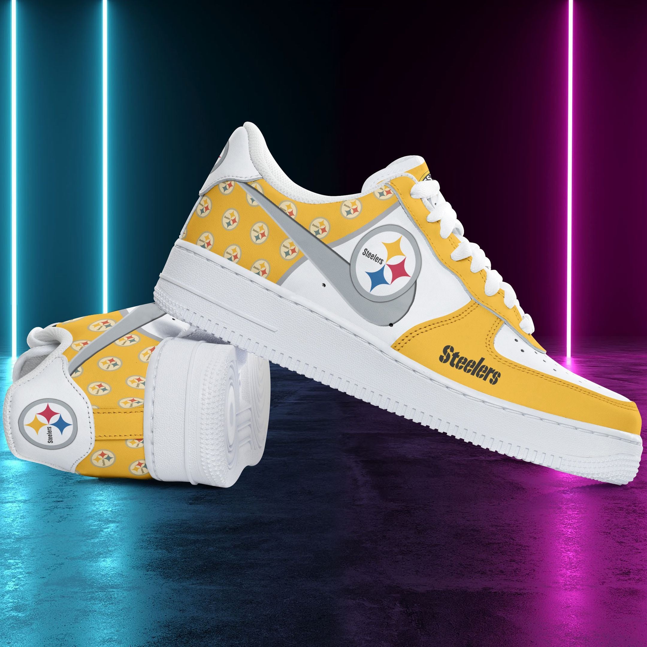 ideafootwear pittsburgh steelers nfl air low top sneakers shoes for men and women 5545 rssgt