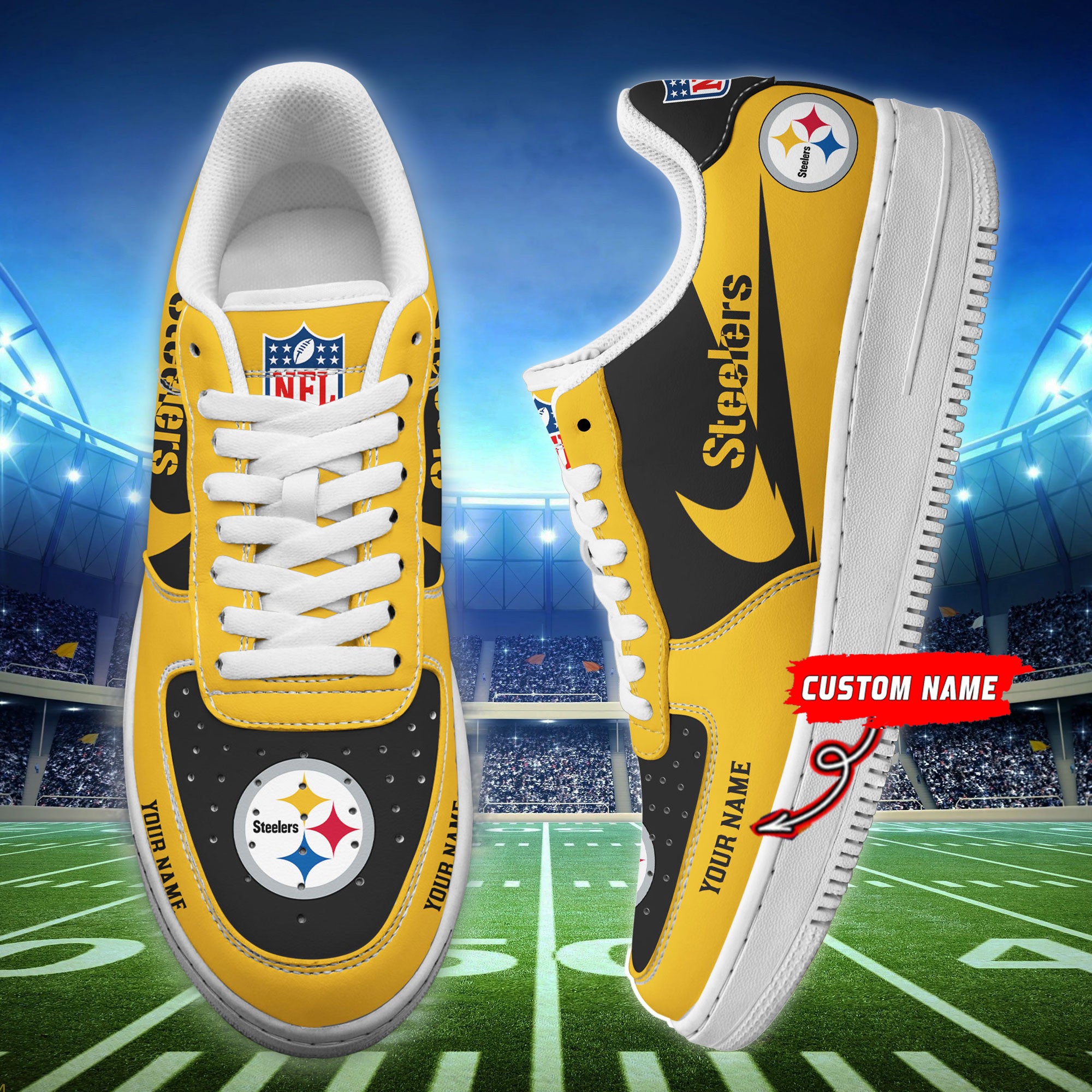 ideafootwear pittsburgh steelers nfl air low top sneakers shoes for men and women 8554 wdnhl