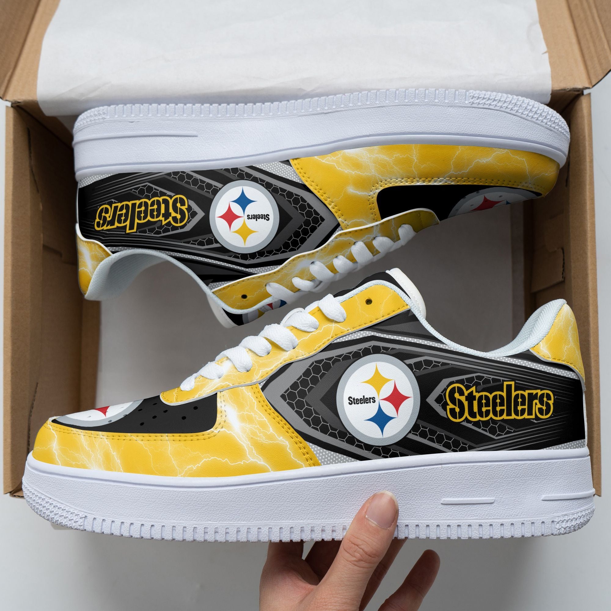 ideafootwear pittsburgh steelers nfl air low top sneakers shoes for men and women 8584 qgfhm