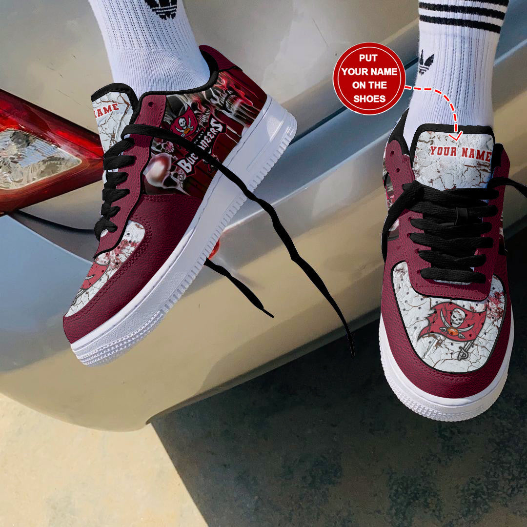 ideafootwear tampa bay buccaneers nfl air low top sneakers shoes for men and women 4412 zq9pt