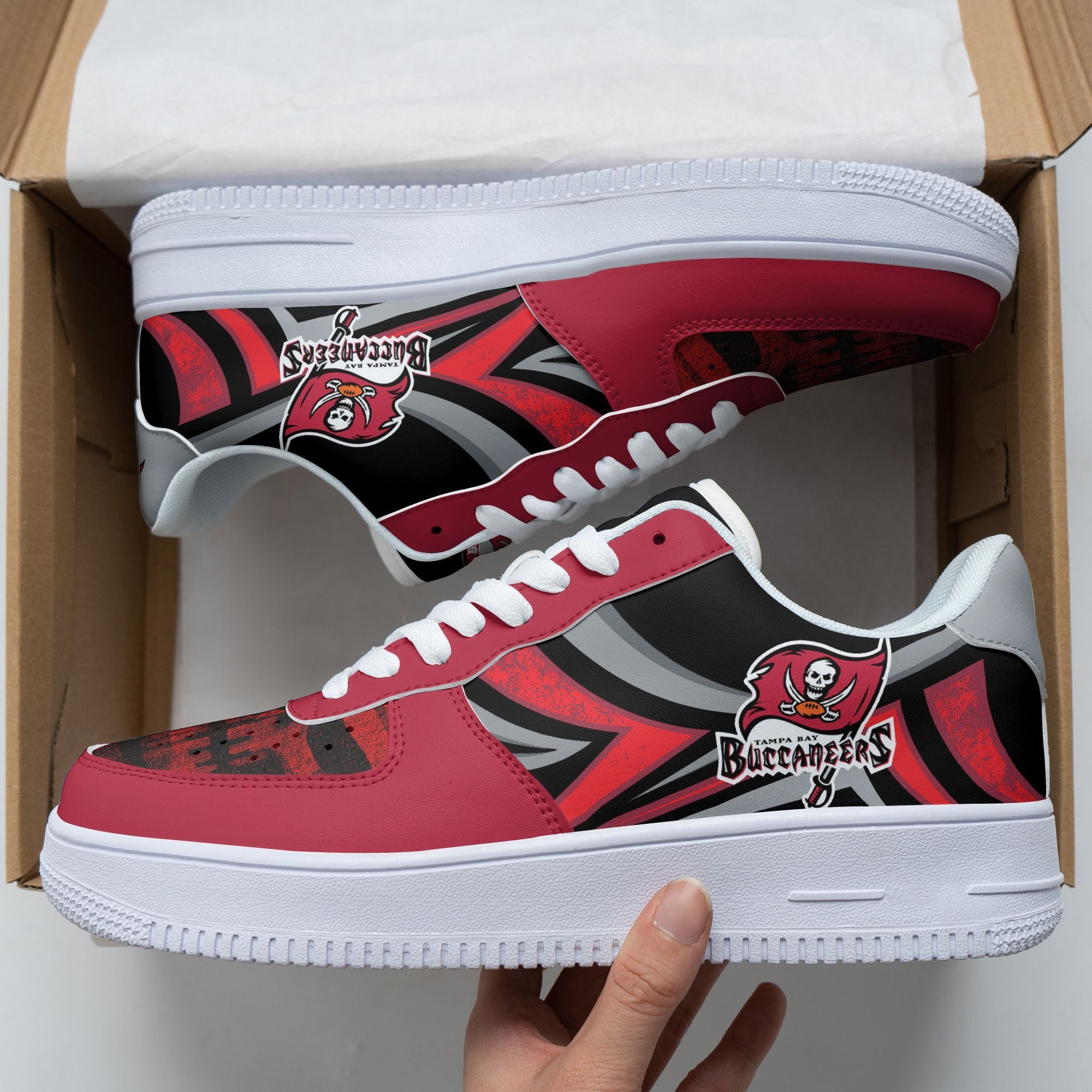 ideafootwear tampa bay buccaneers nfl air low top sneakers shoes for men and women 7745 op3gf