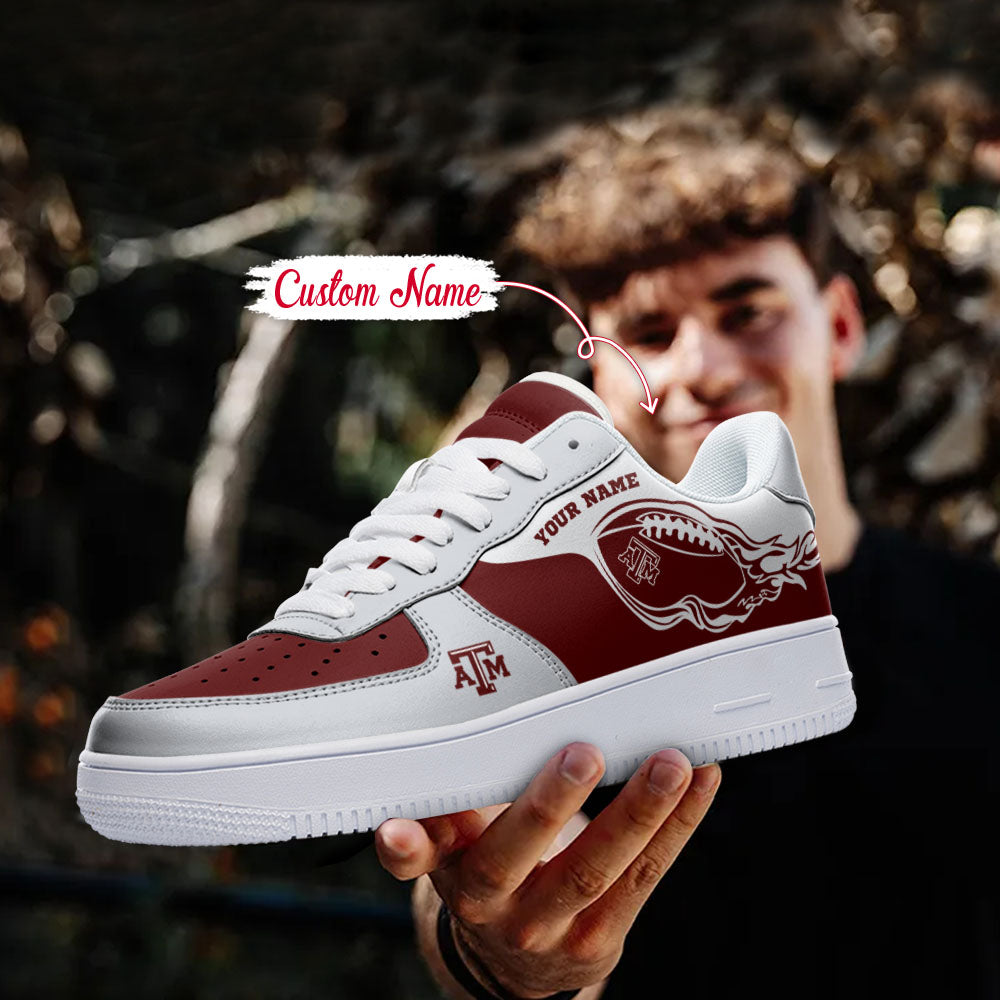 ideafootwear texas a 26ampm aggies ncaa air low top sneakers shoes for men and women 3507 hv6hs