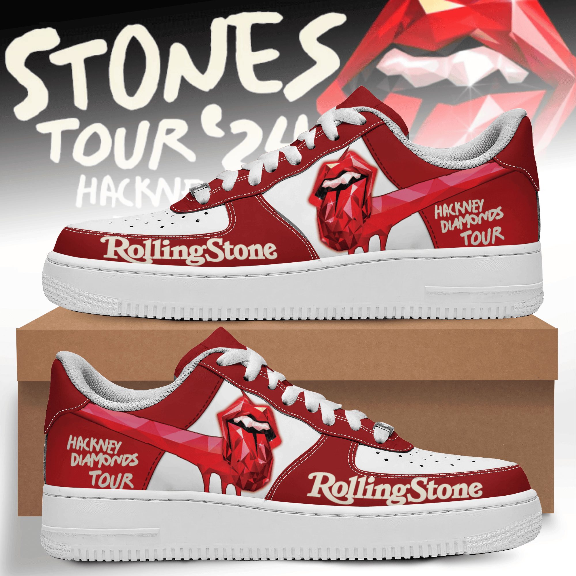 ideafootwear the rolling stones air low top sneakers shoes for men and women 7167 dwdvn