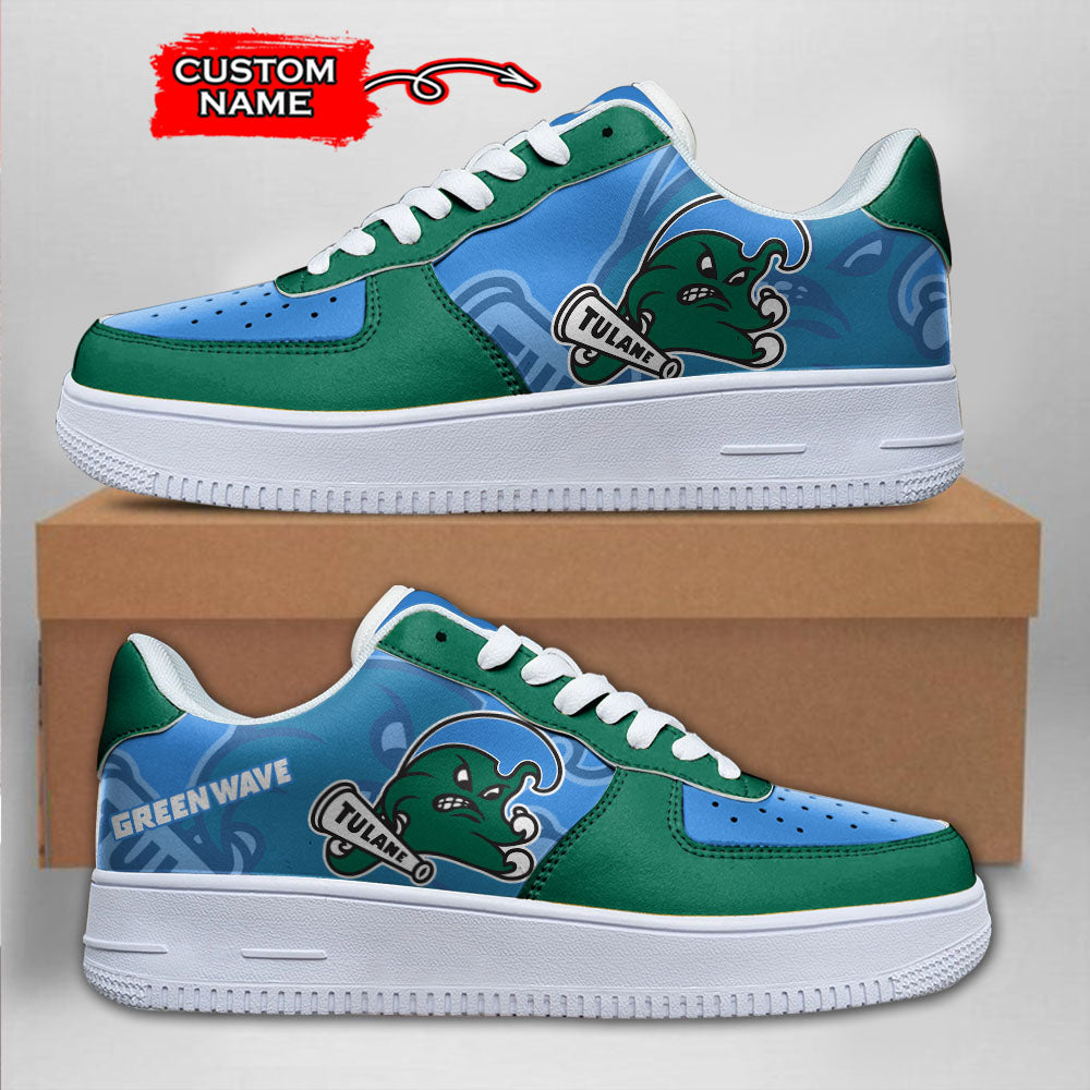 ideafootwear tulane green wave ncaa air low top sneakers shoes for men and women 7467 ttmcm