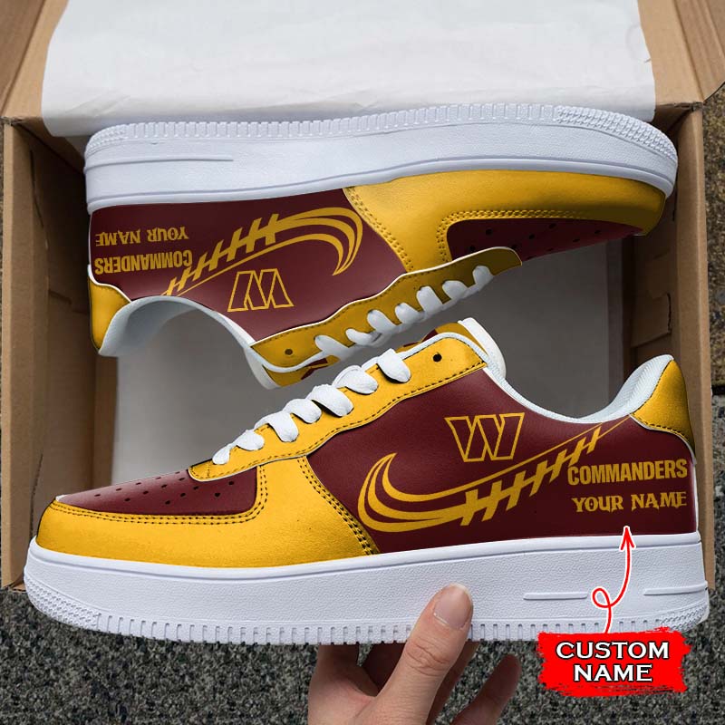 ideafootwear washington commanders nfl air low top sneakers shoes for men and women 4790 blbrx