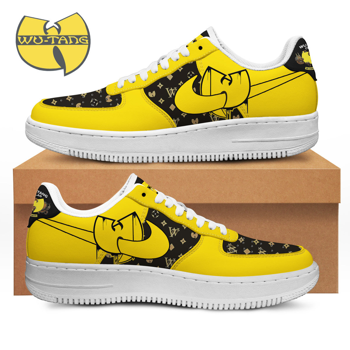 ideafootwear wu tang clan air low top sneakers shoes for men and women 2152 sc831