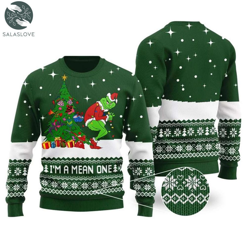 im a mean one grinch ugly christmas sweater 1 u8orei