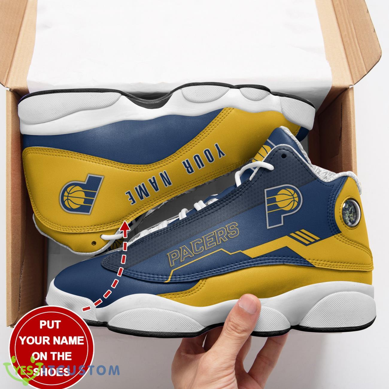 indiana pacers custom name air jordan 13 sneakers sport running shoes for men and women