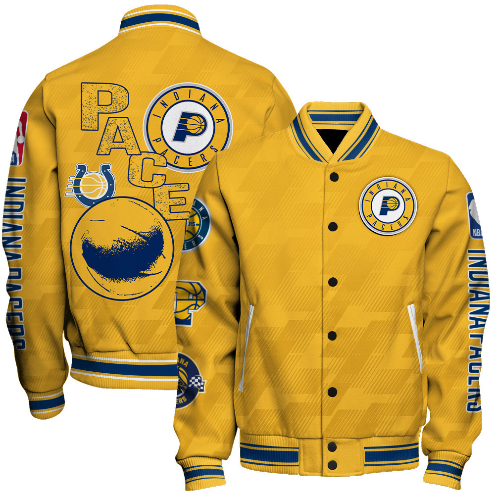 indiana pacers new design team color baseball varsity jacket baseball jacket all over print sfat v16 qgycf