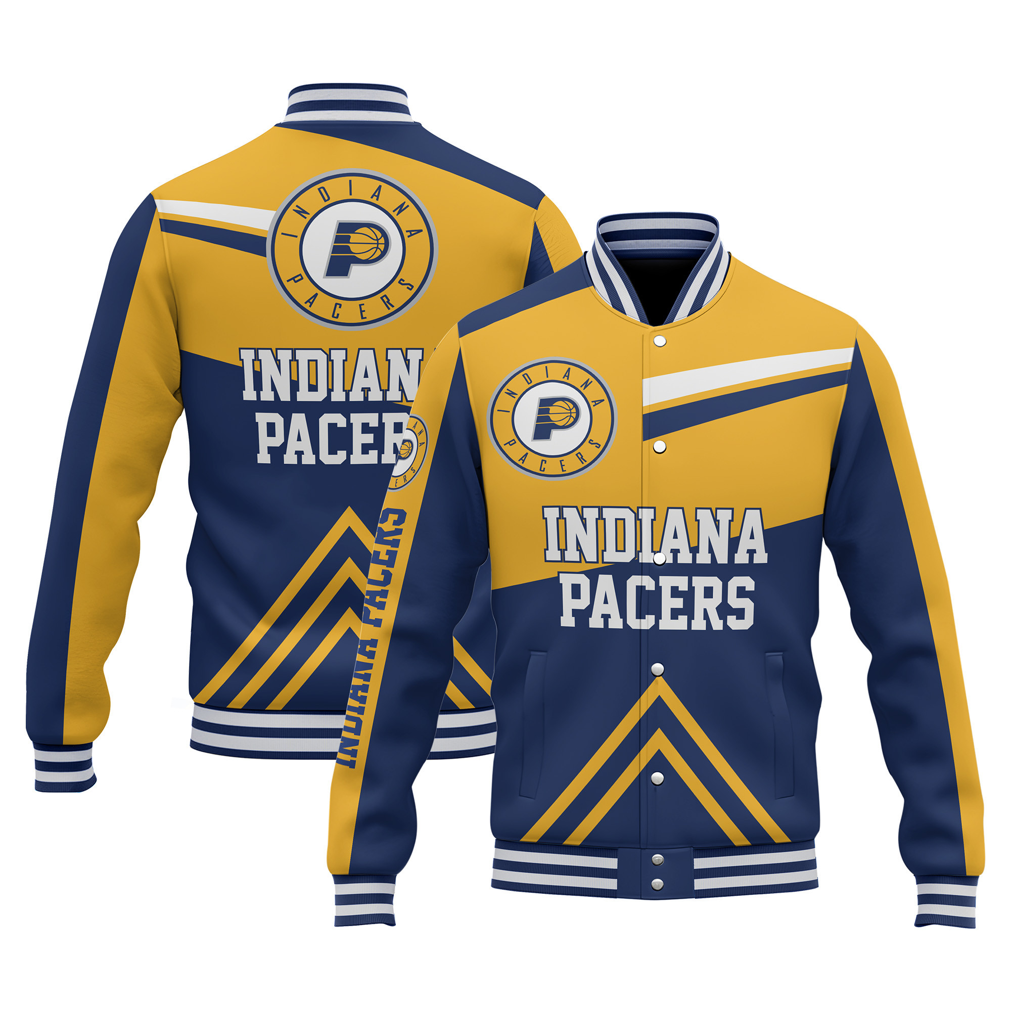 indiana pacers special design 3d unisex baseball varsity jacket baseball jacket all over print cf7ih