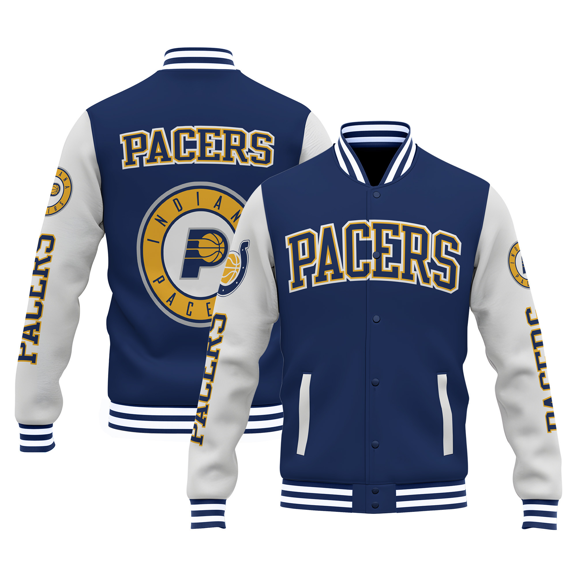 indiana pacers special design 3d unisex baseball varsity jacket baseball jacket all over print v1 0egi8