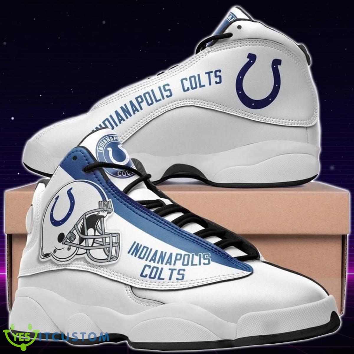 indianapolis colts air jordan 13 sneakers special gift for men and women