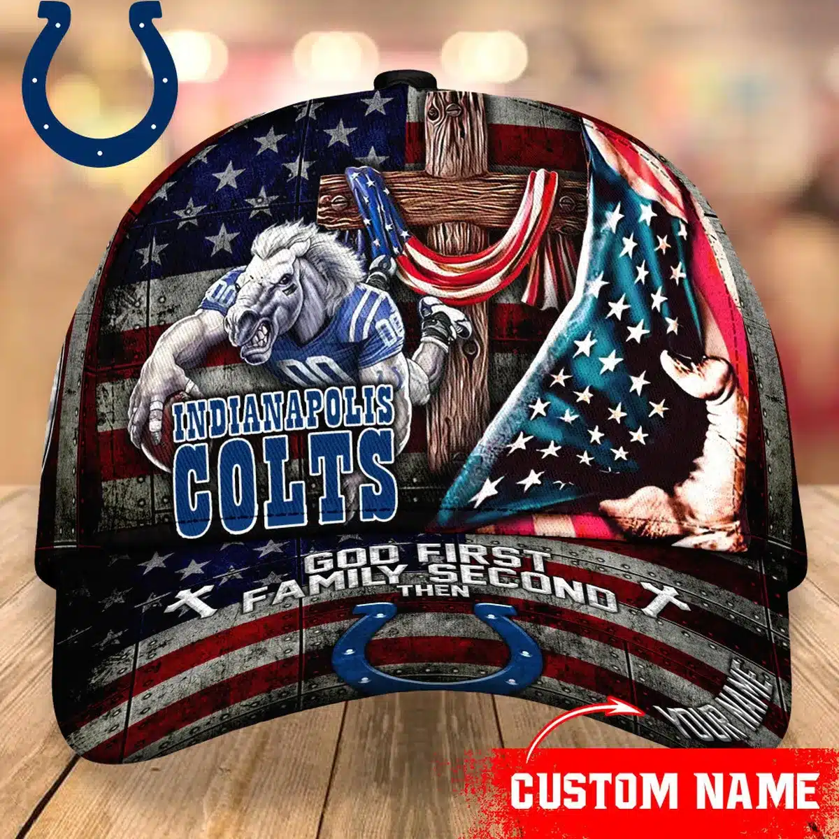 indianapolis colts classic cap gift for fans wty241595 thn2e