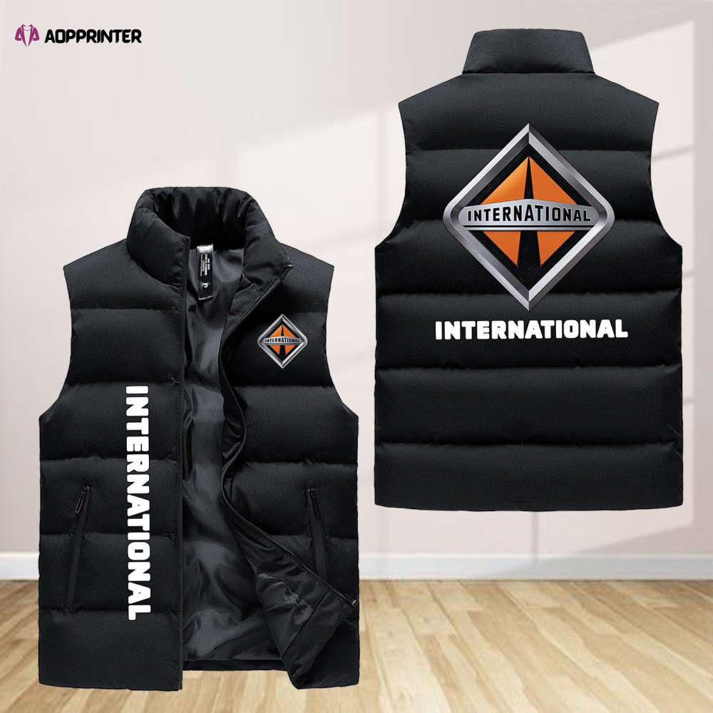 international sleeveless puffer jacket custom for fans gifts