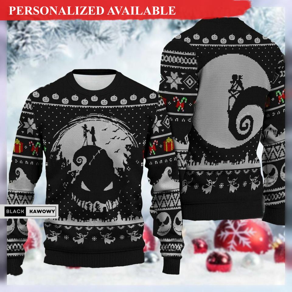 jack skellington sweater nightmare before christmas 3636