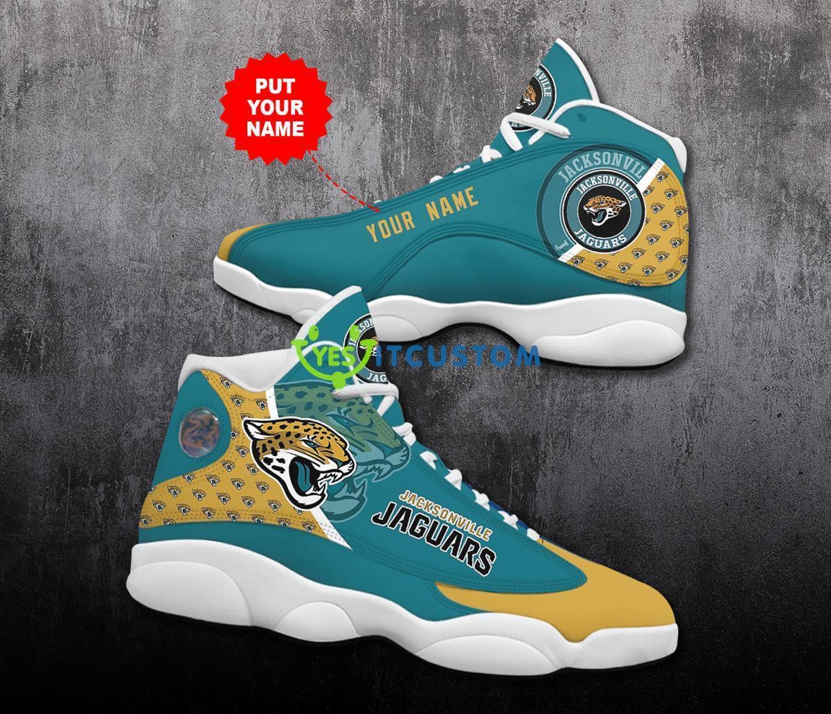 jacksonville jaguars football team personalized air jordan 13 gift for fans