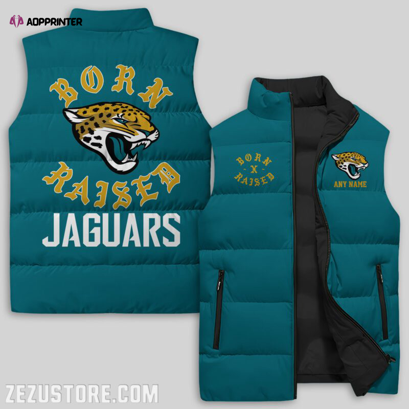 jacksonville jaguars nfl sleeveless puffer jacket custom for fans gifts 21