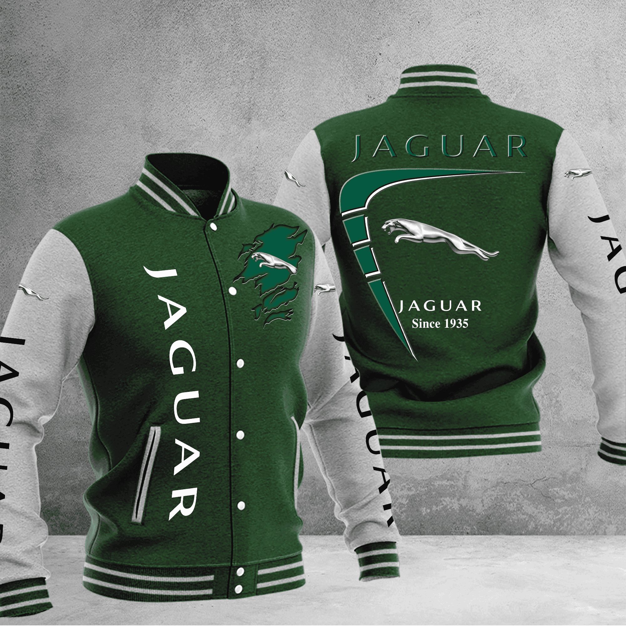 jaguar baseball varsity jacket baseball jacket all over print ovunq