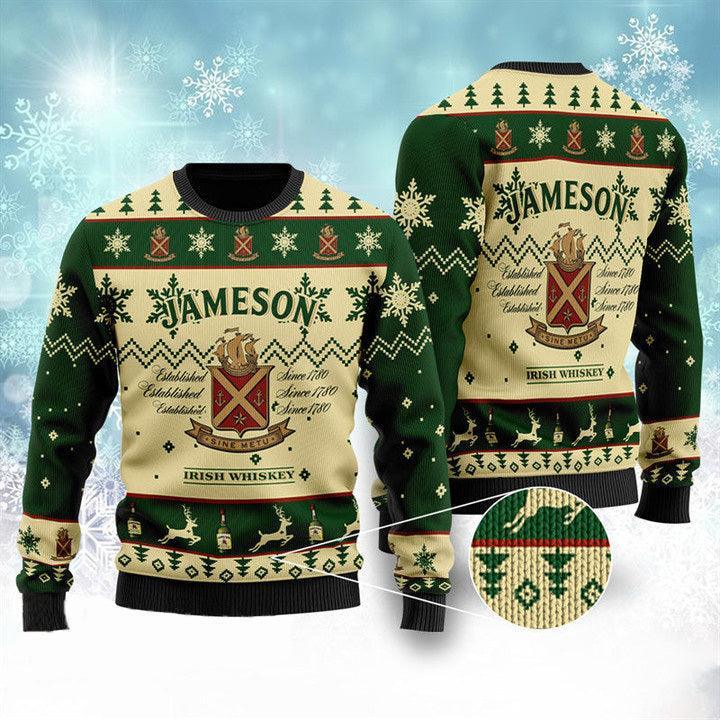 jameson irish whiskey christmas sweater flexiquor com