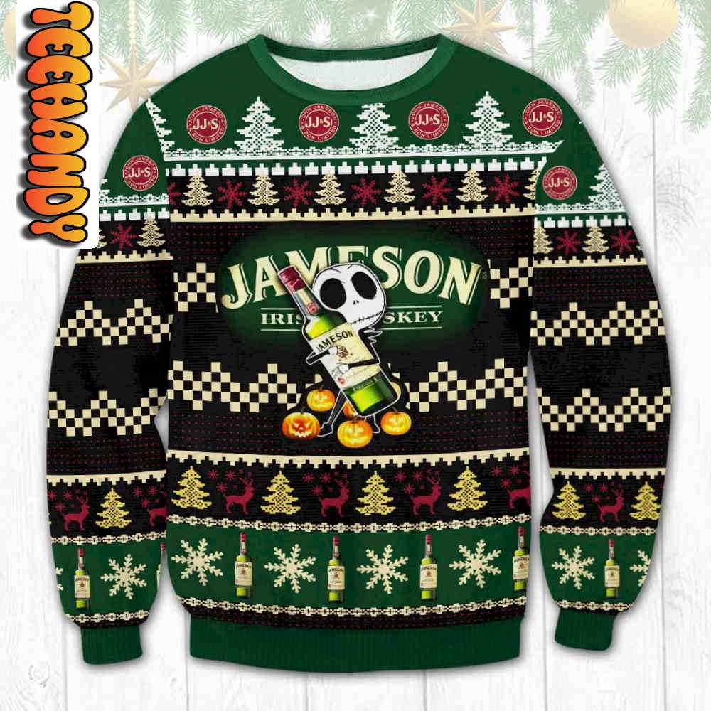 jameson jack ugly christmas sweater75130