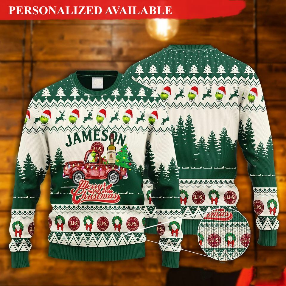 jameson funny character sweatshirt 3d ugly christmas sweaters 7297