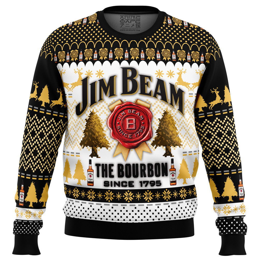 jimbeam Ugly Christmas Sweater front mockup