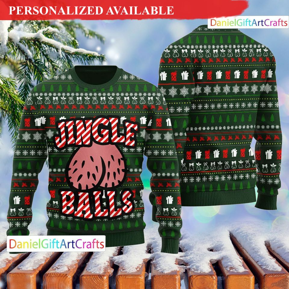 jingle balls funny christmas sweater 6023