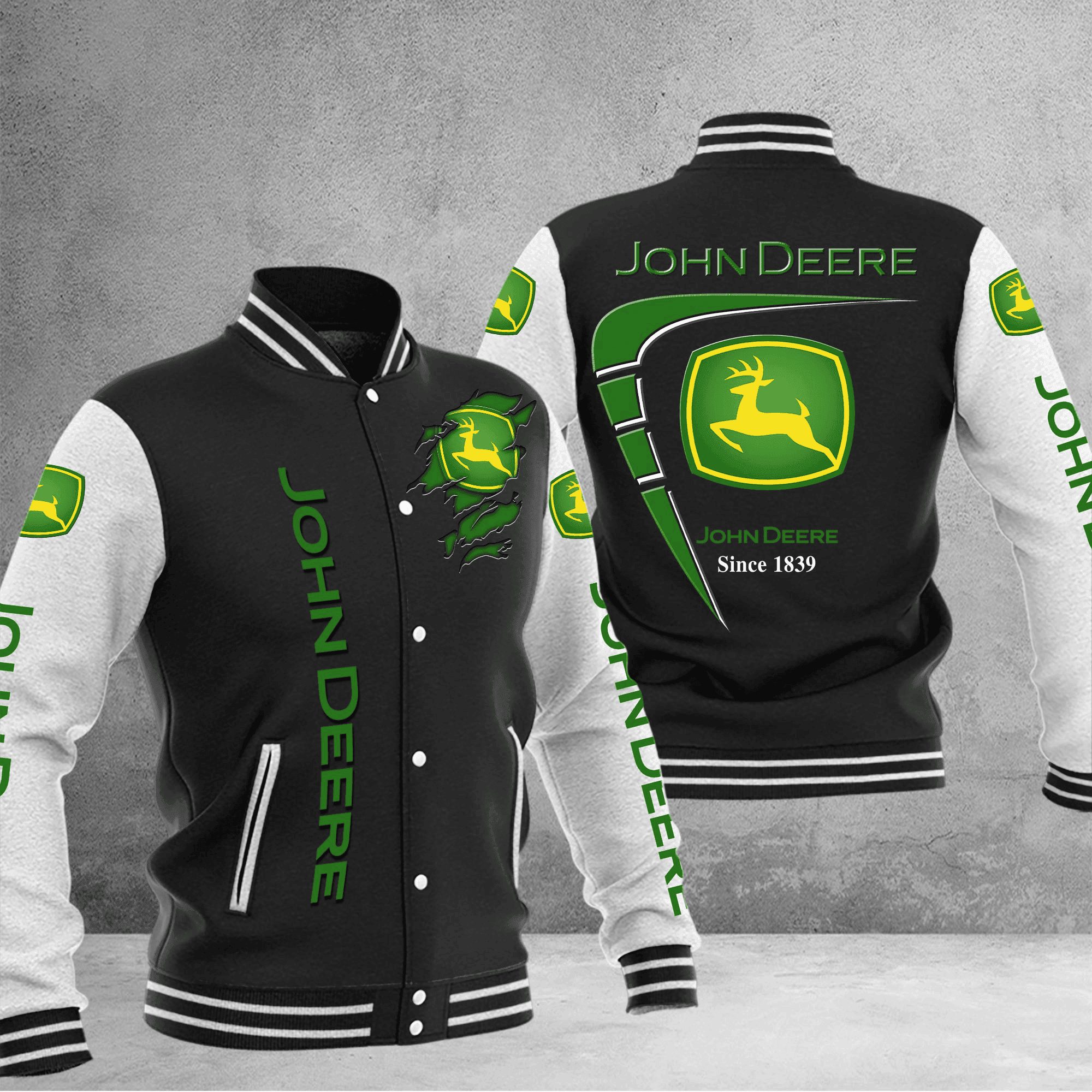 john deere baseball varsity jacket baseball jacket all over print 1m7i6