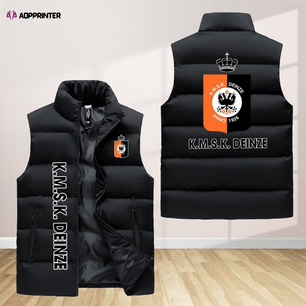 k m s k deinze sleeveless puffer jacket custom for fans gifts