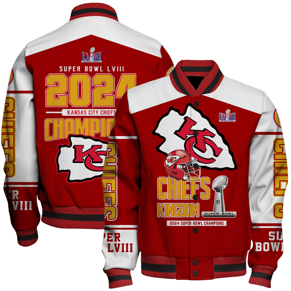 kansas city chiefs 2024 super bowl champions baseball varsity jacket baseball jacket all over print vscjw