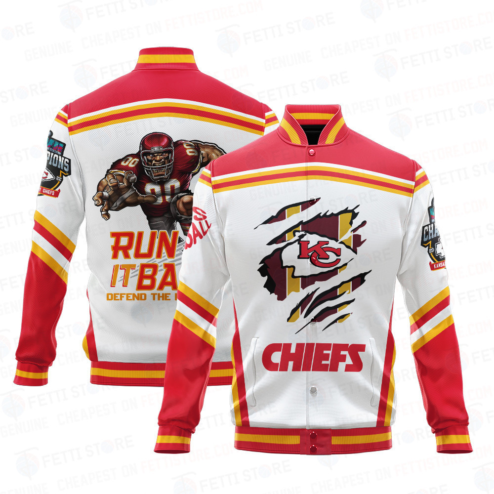 kansas city chiefs nfl baseball varsity jacket baseball jacket all over print stm v1 uj1bl