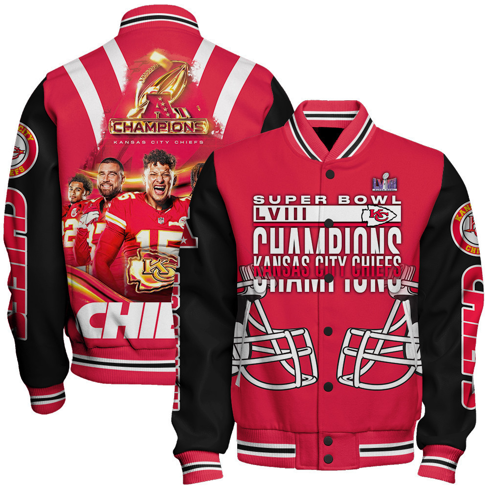 kansas city chiefs nfl baseball varsity jacket baseball jacket all over print stm v10 xv5xp