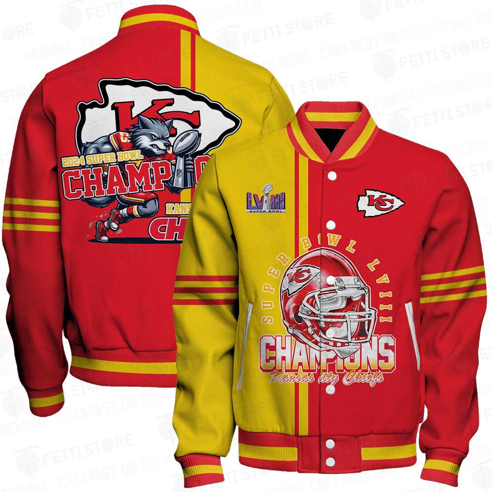 kansas city chiefs nfl baseball varsity jacket baseball jacket all over print stm v12 ynmg8