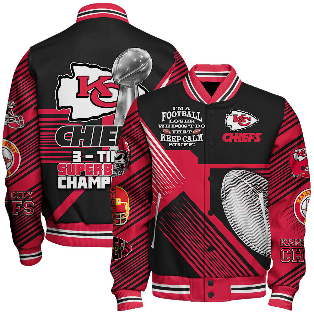 kansas city chiefs nfl baseball varsity jacket baseball jacket all over print stm v2 m8jrm